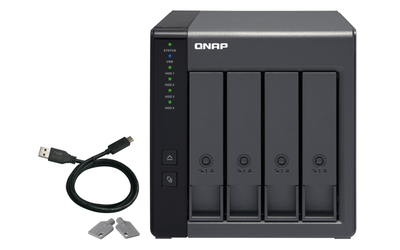 QNap - Unidade de Expansão NAS QNAP TR-004 - 4 Baías - USB Type C
