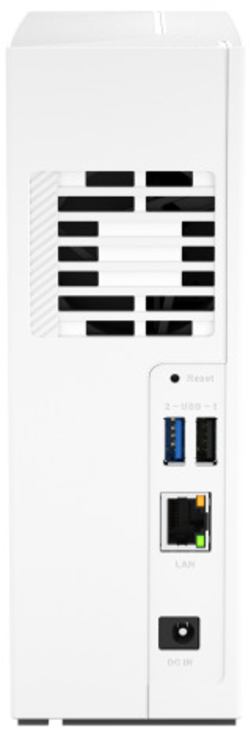 QNap - NAS QNAP TS-133 - 1 Baía - 1.8GHz 4-core - 2GB RAM