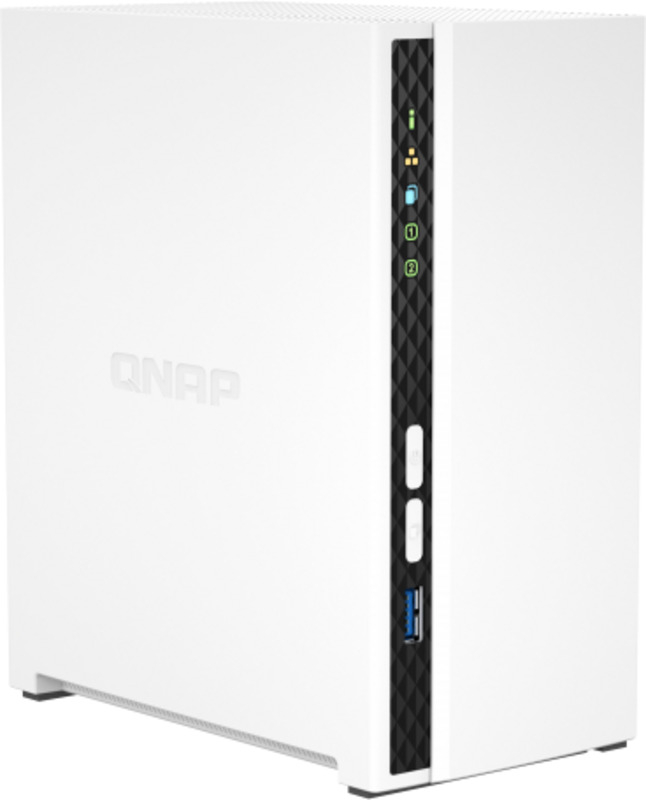 QNap - NAS QNAP TS-233 - 2 Baías - 2.0GHz 4-core - 2GB RAM