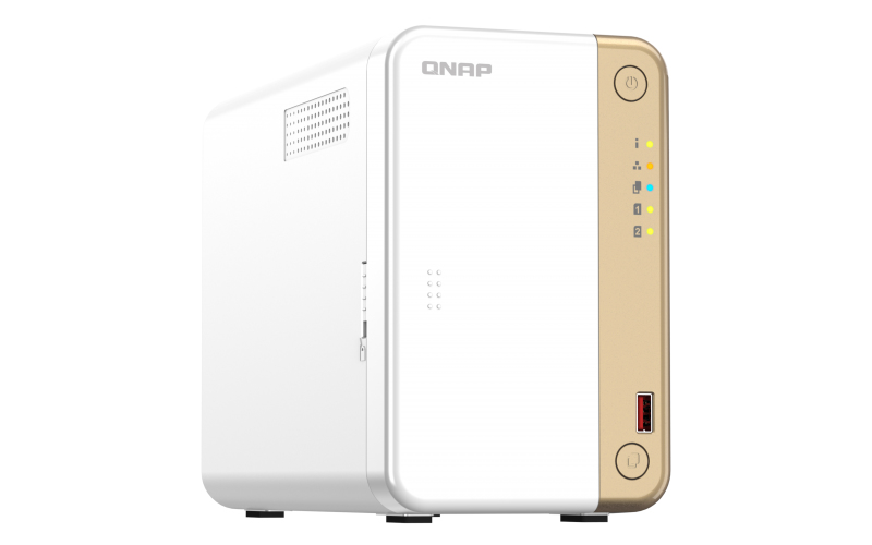 QNap - NAS QNAP TS-262-4G - 4 Baías - 2.9GHz 2-core - 4GB RAM