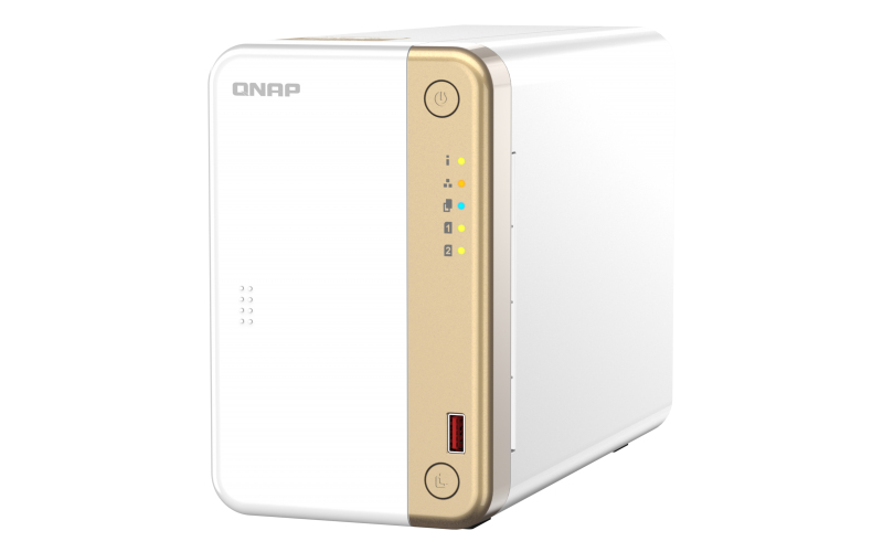 QNap - NAS QNAP TS-262-4G - 4 Baías - 2.9GHz 2-core - 4GB RAM