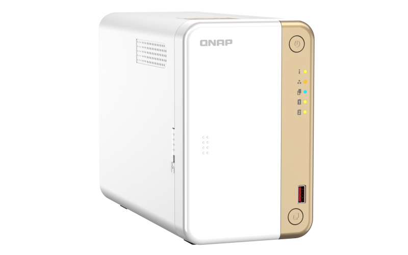 QNap - NAS QNAP TS-262-4G - 4 Baías - 2.9GHz 2-core - 4GB RAM