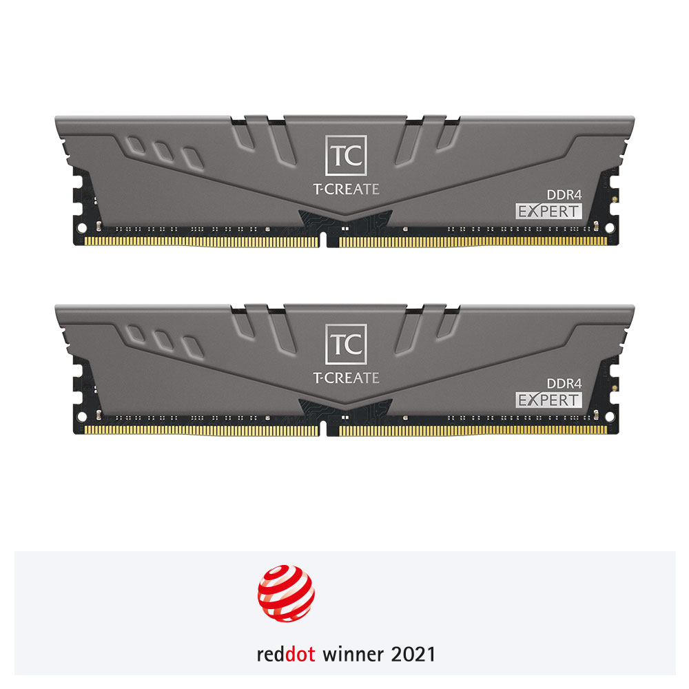 Picture of Picture of Team Group Kit 16GB (2 x 8GB) DDR4 3200MHz T-Create Expert Grey CL16