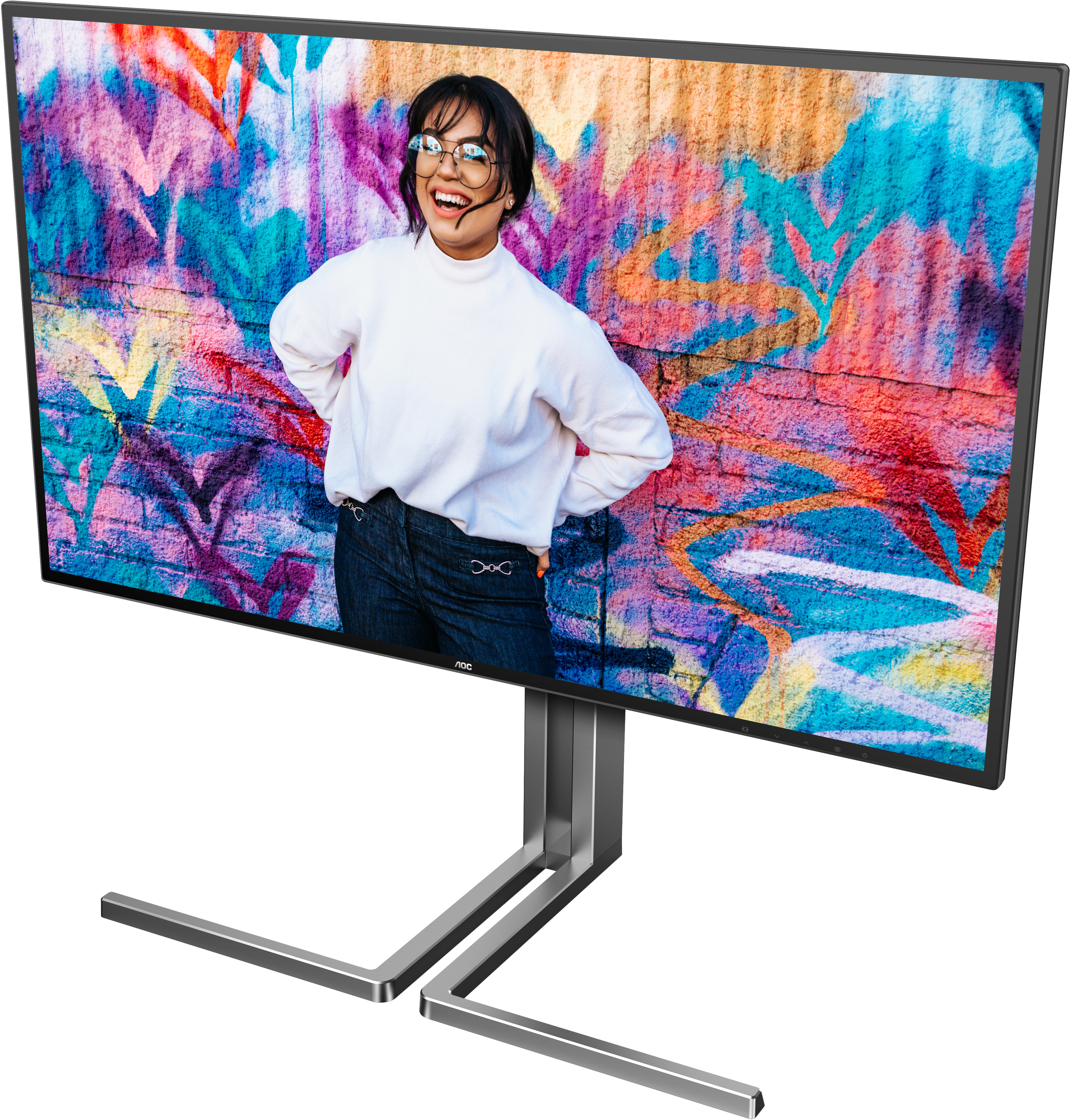 AOC - Monitor AOC Graphic Pro 27" U27U3CV Nano IPS 4K 60Hz USB-C (PD90W) DisplayHDR 400