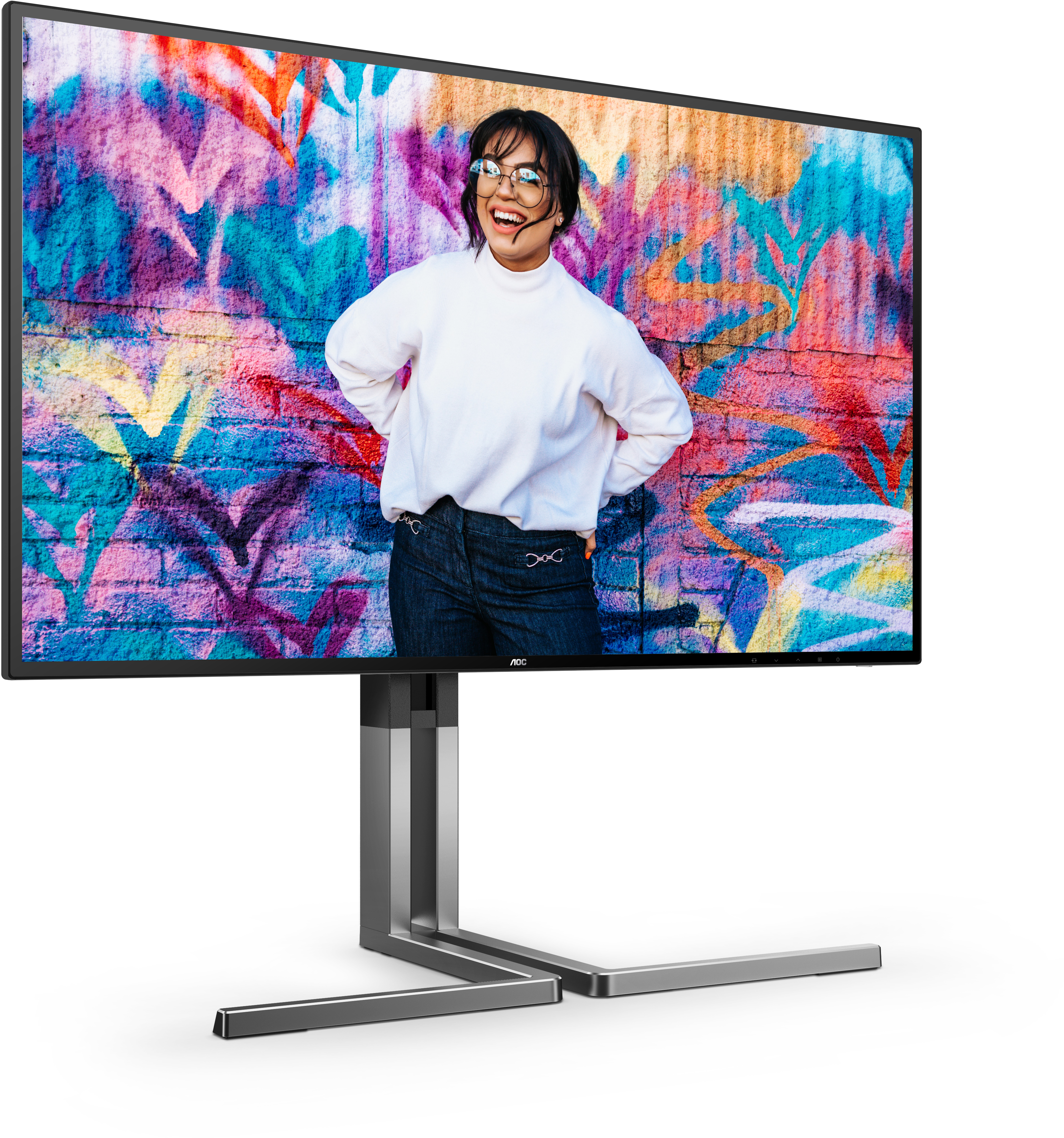 AOC - Monitor AOC Graphic Pro 27" U27U3CV Nano IPS 4K 60Hz USB-C (PD90W) DisplayHDR 400