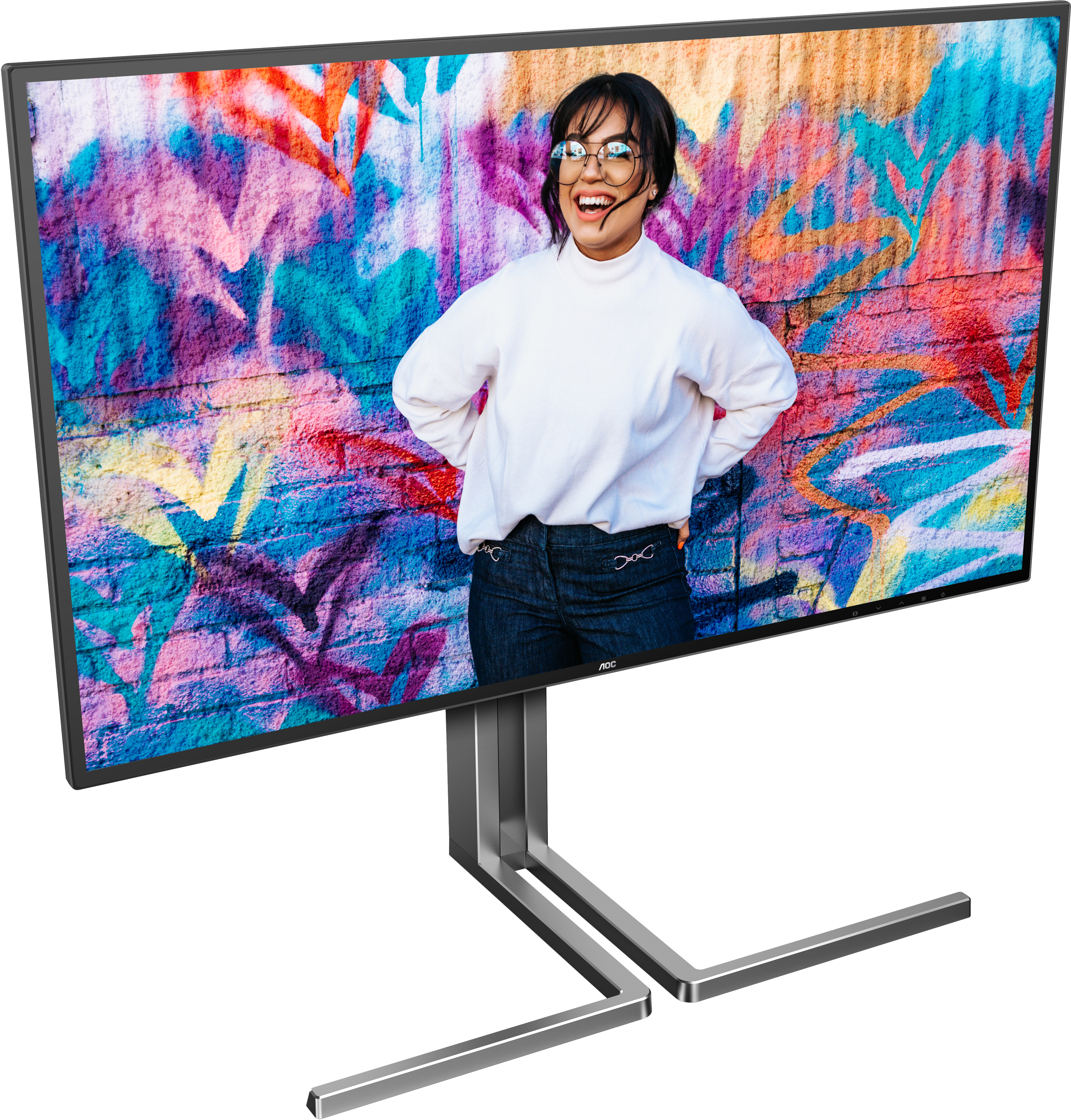 AOC - Monitor AOC Graphic Pro 27" U27U3CV Nano IPS 4K 60Hz USB-C (PD90W) DisplayHDR 400