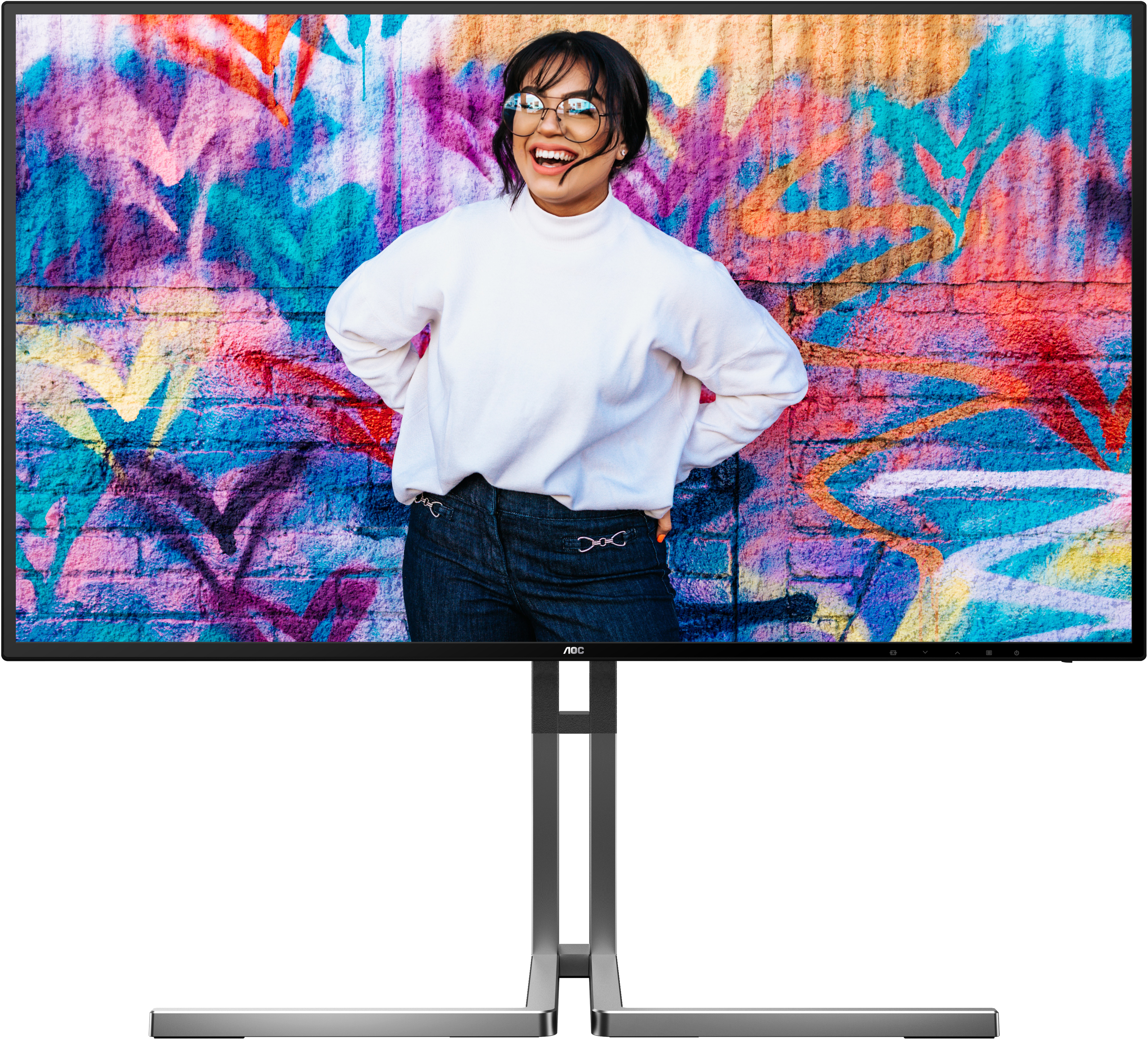 AOC - Monitor AOC Graphic Pro 27" U27U3CV Nano IPS 4K 60Hz USB-C (PD90W) DisplayHDR 400