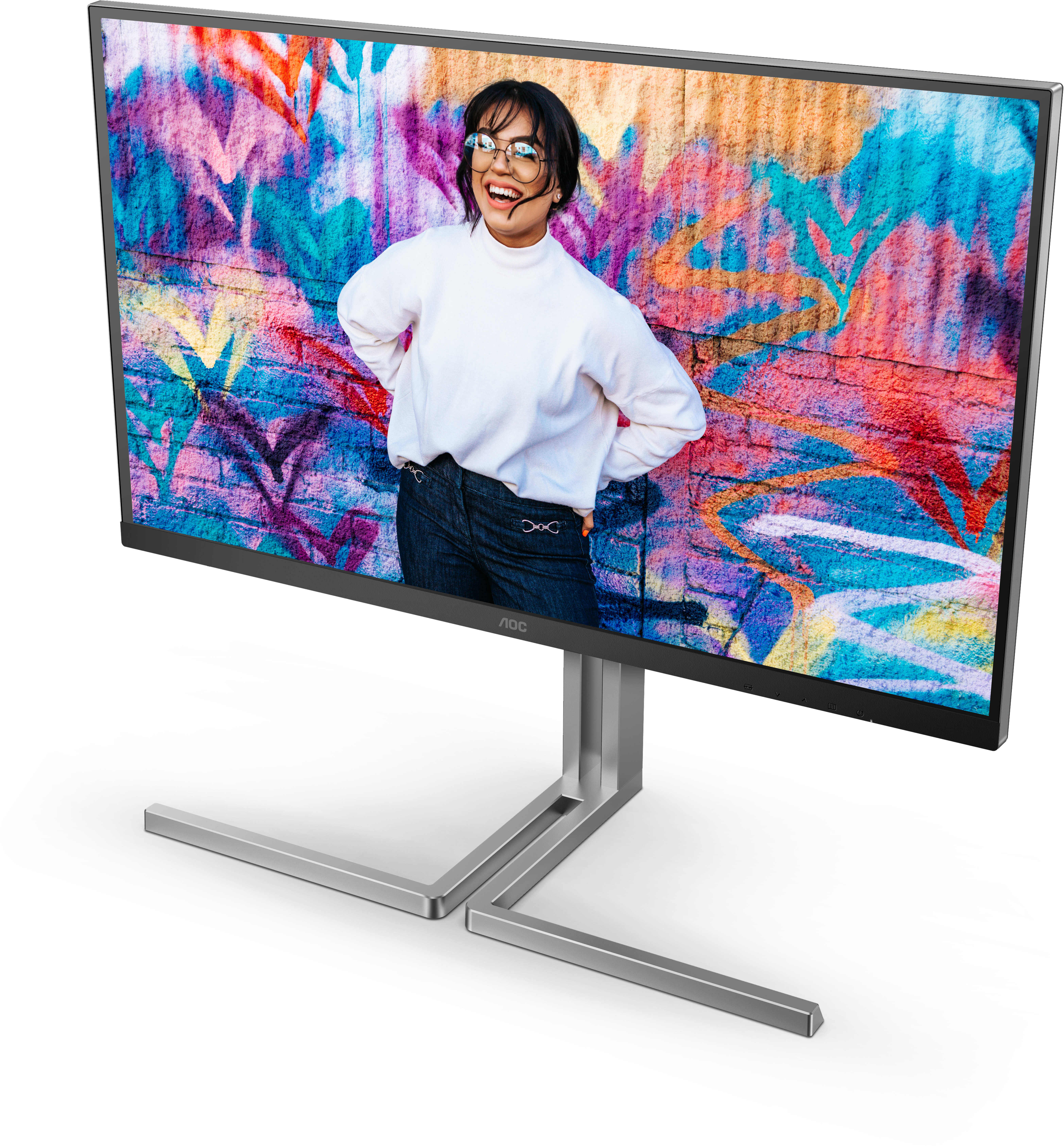 AOC - Monitor AOC Graphic Pro 32" U32U3CV Nano IPS 4K 60Hz USB-C (PD90W) DisplayHDR 400