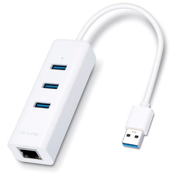 Picture of Picture of Adaptador USB TP-Link UE330 USB 3.0 > Ethernet Gigabit + 3 Portas USB 3.0