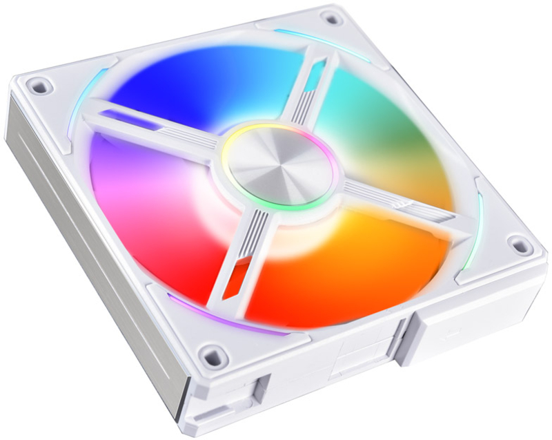 Lian Li - Ventoinha Lian Li UNI AL120 RGB PWM Branco 120mm (Pack 3)