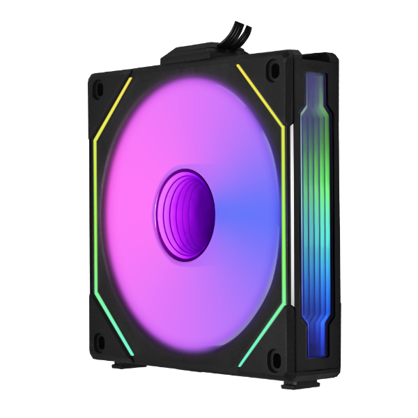 Lian Li - Ventoinha Lian Li UNI FAN SL120 Infinity RGB Reverse Blade PWM Preto 120mm
