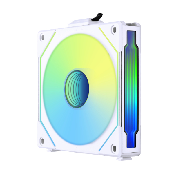 Lian Li - Ventoinha Lian Li UNI FAN SL120 Infinity RGB Reverse Blade PWM Branco 120mm