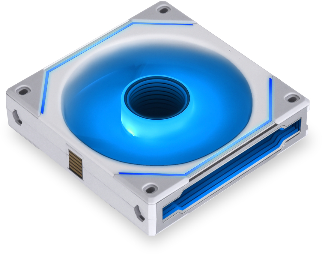Lian Li - Ventoinha Lian Li UNI FAN SL120 Infinity RGB PWM Branco 120mm