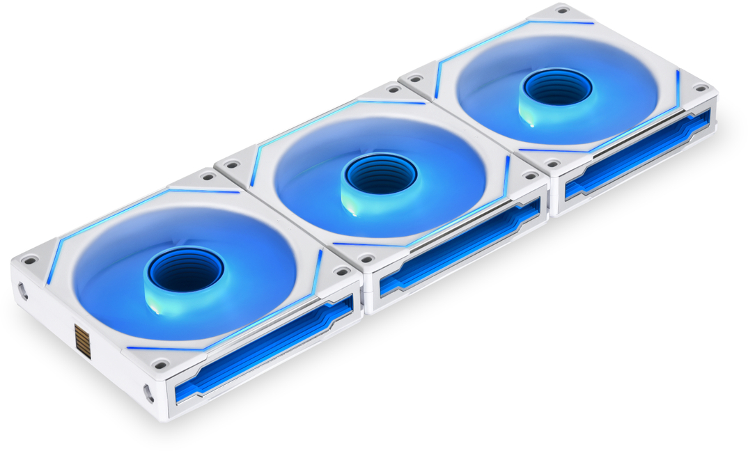 Lian Li - Ventoinha Lian Li UNI FAN SL120 Infinity RGB PWM Branco 120mm (Pack 3)