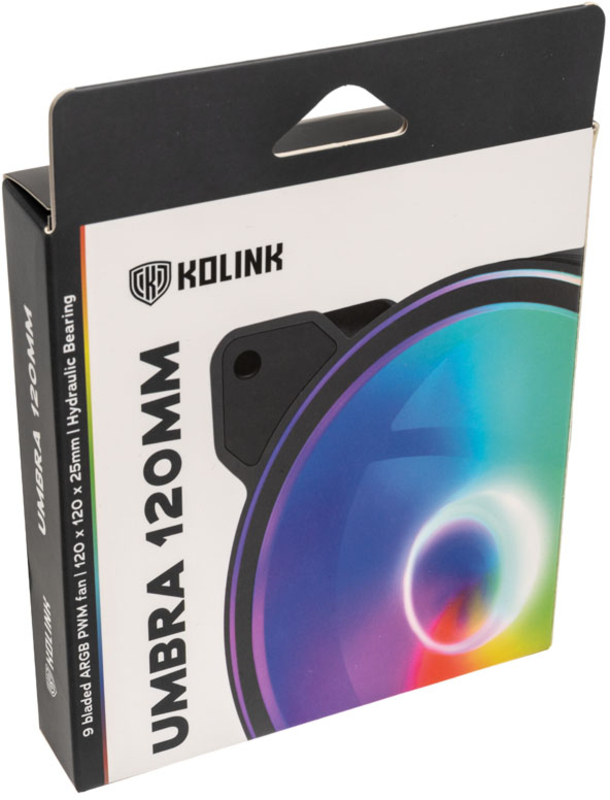 Kolink - Ventoinha Kolink Umbra HDB ARGB LED PWM -120mm