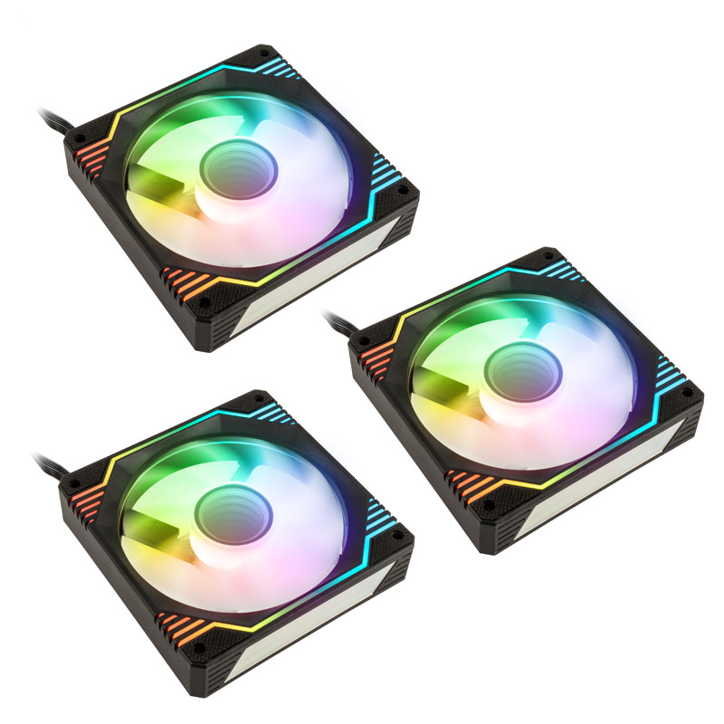 Kolink - Ventoinha Umbra X ARGB High Performance PWM - 120mm (Pack 3)