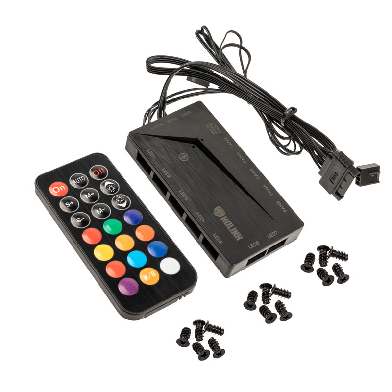 Kolink - Ventoinha Umbra X ARGB High Performance PWM - 120mm (Pack 3)
