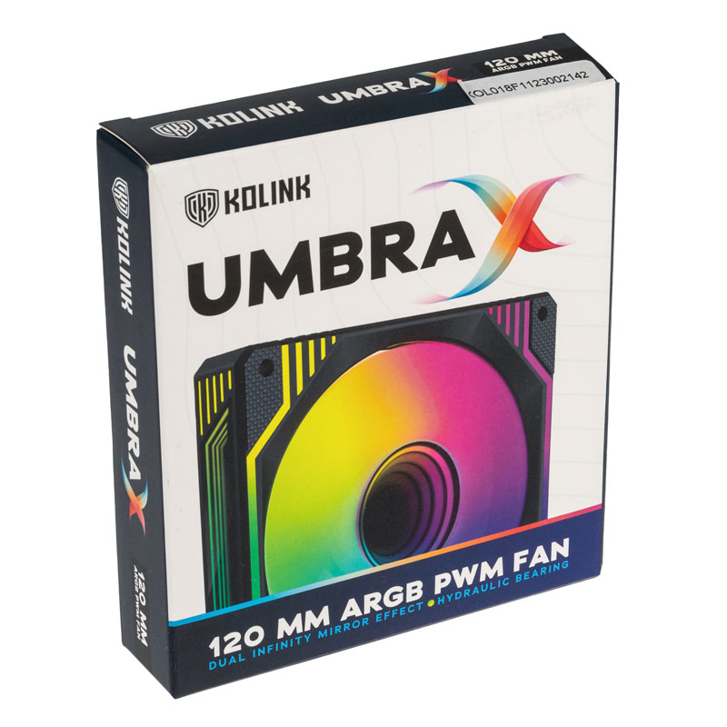 Kolink - Ventoinha Umbra X ARGB High Performance PWM - 120mm