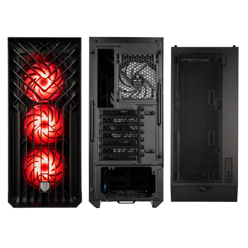 Kolink - Caixa ATX Kolink Unity Cascade ARGB Mesh Preto