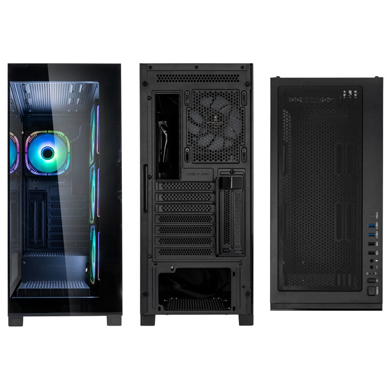 Kolink - Caixa ATX Showcase Kolink Unity Peak ARGB Preto