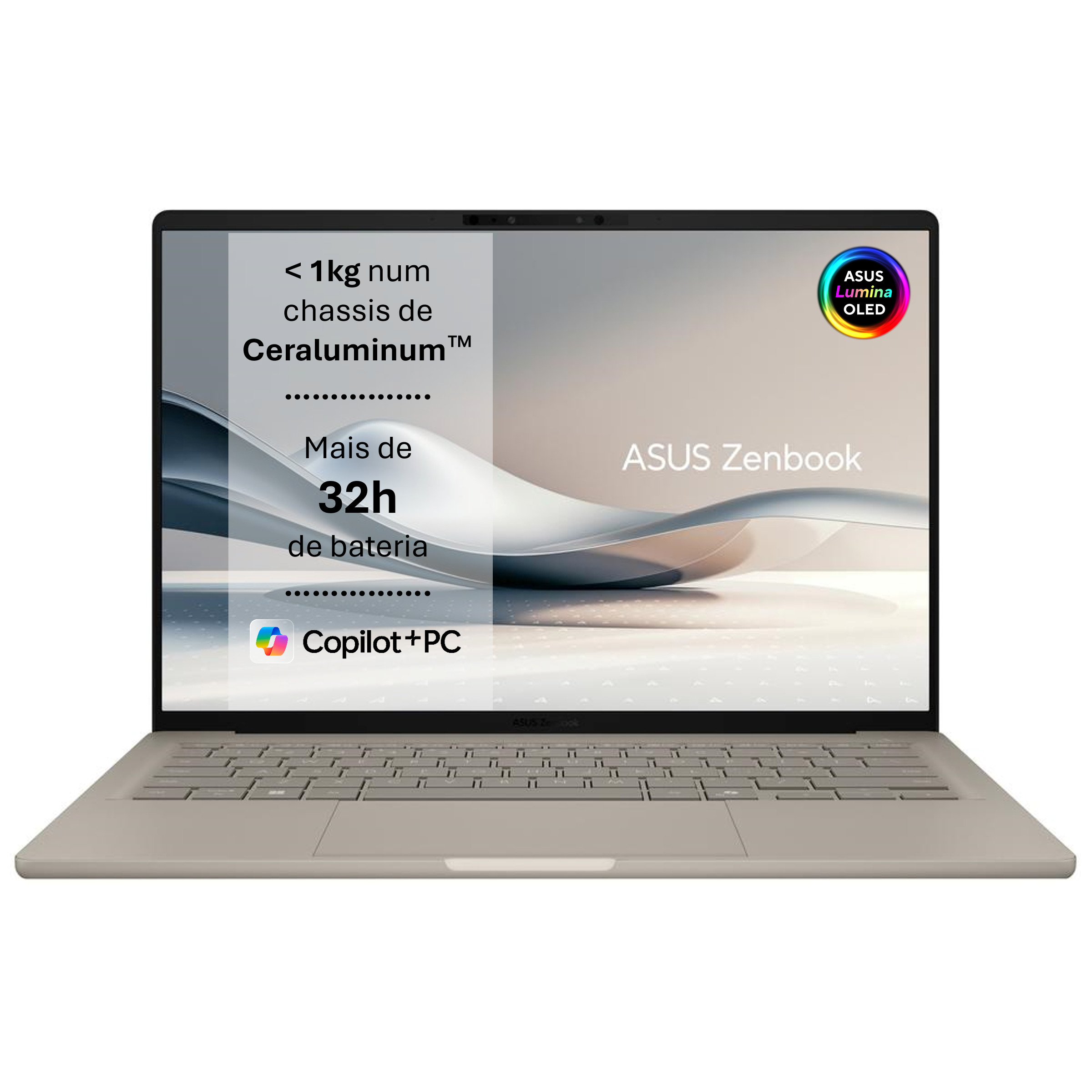 Picture of Picture of Portátil ASUS Zenbook A14 UX3407QA 14" Snapdragon X1 32GB DDR5 1TB OLED W11 Pro