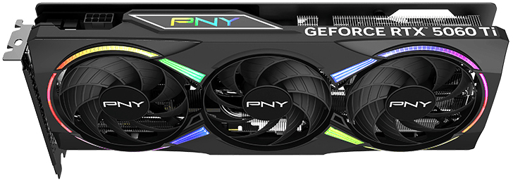 PNY - Gráfica PNY GeForce® RTX 5060 Ti Gaming RGB Triple Fan OC 16GB GDDR7 DLSS4