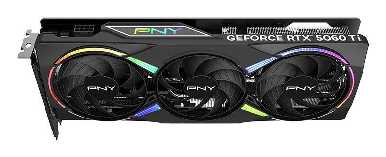 PNY - Gráfica PNY GeForce® RTX 5060 Ti Gaming RGB Triple Fan OC 8GB GDDR7 DLSS4