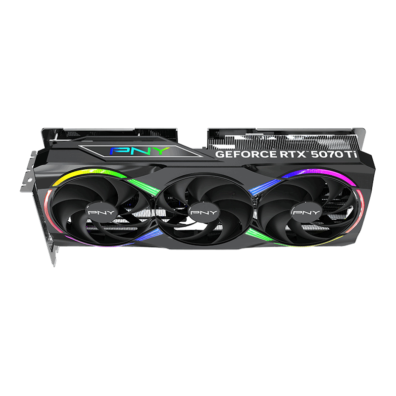 PNY - Gráfica PNY GeForce® RTX 5070 Ti Gaming ARGB Triple Fan Plus OC 16GB GDDR7 DLSS4