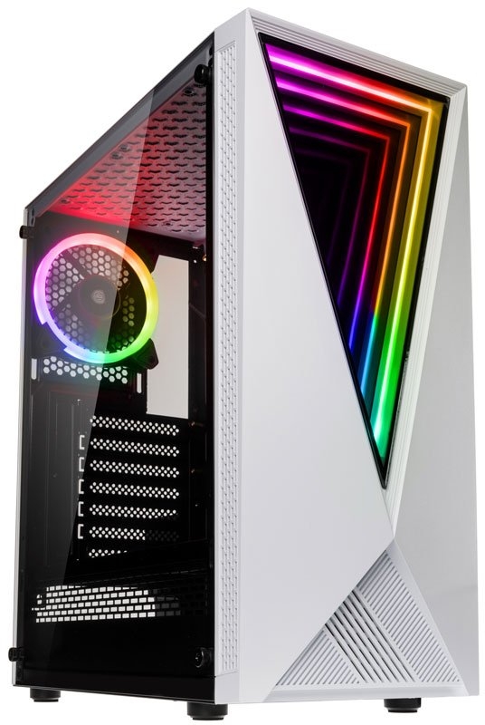 Kolink - Caixa ATX Kolink VOID RGB Vidro Temperado Branco