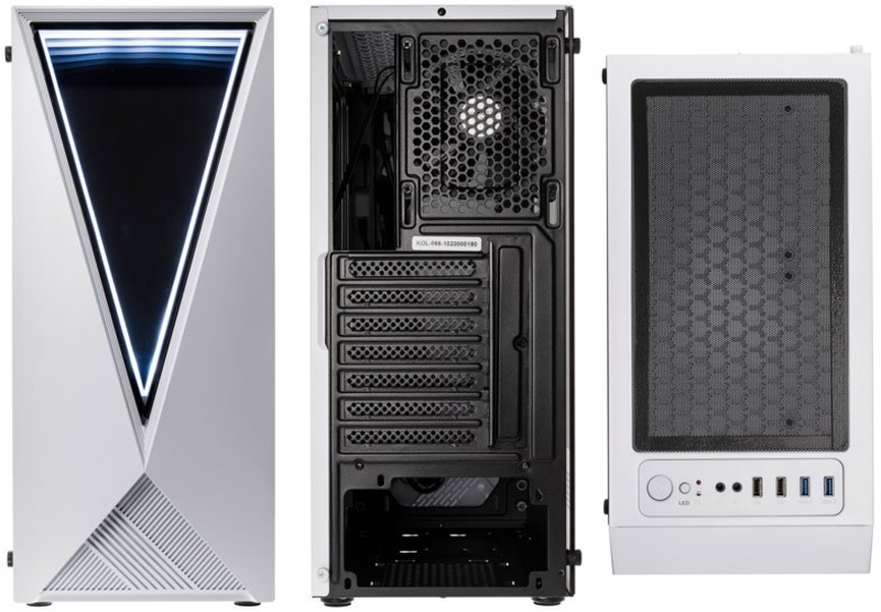 Kolink - Caixa ATX Kolink VOID RGB Vidro Temperado Branco