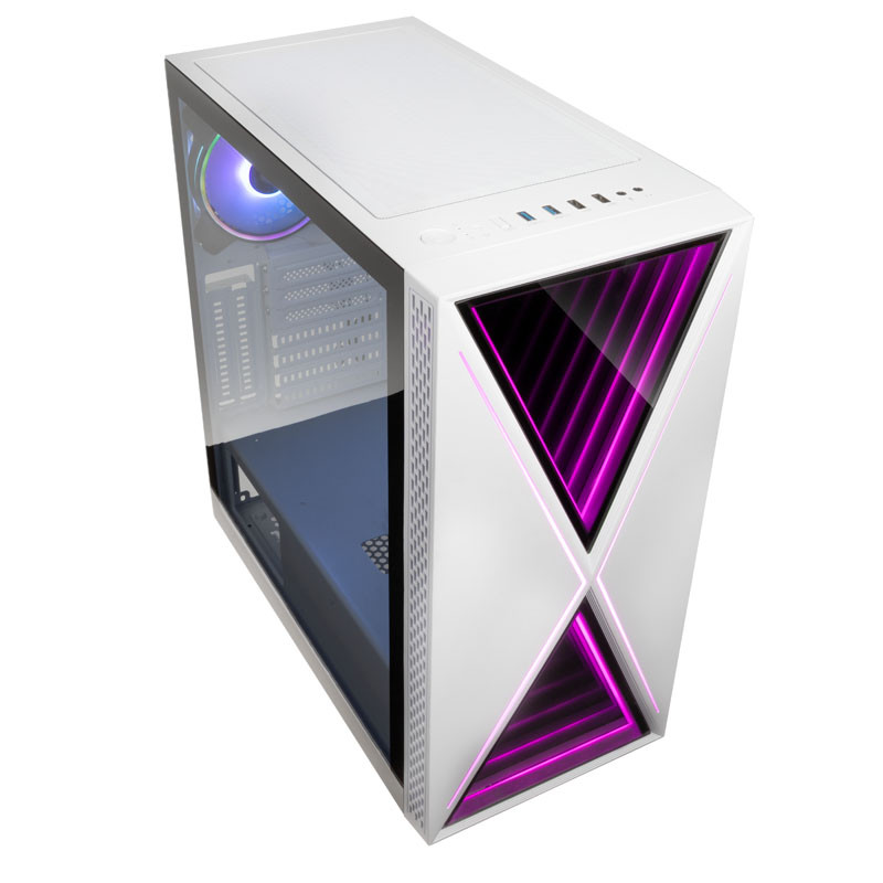 Kolink - Caixa ATX Kolink VOID X ARGB Vidro Temperado Branco