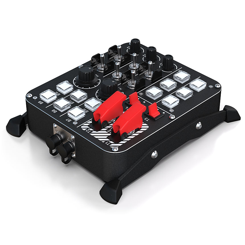 virpil-controls - Painel Controlo VIRPIL Universal Control Panel 1, 27 elementos