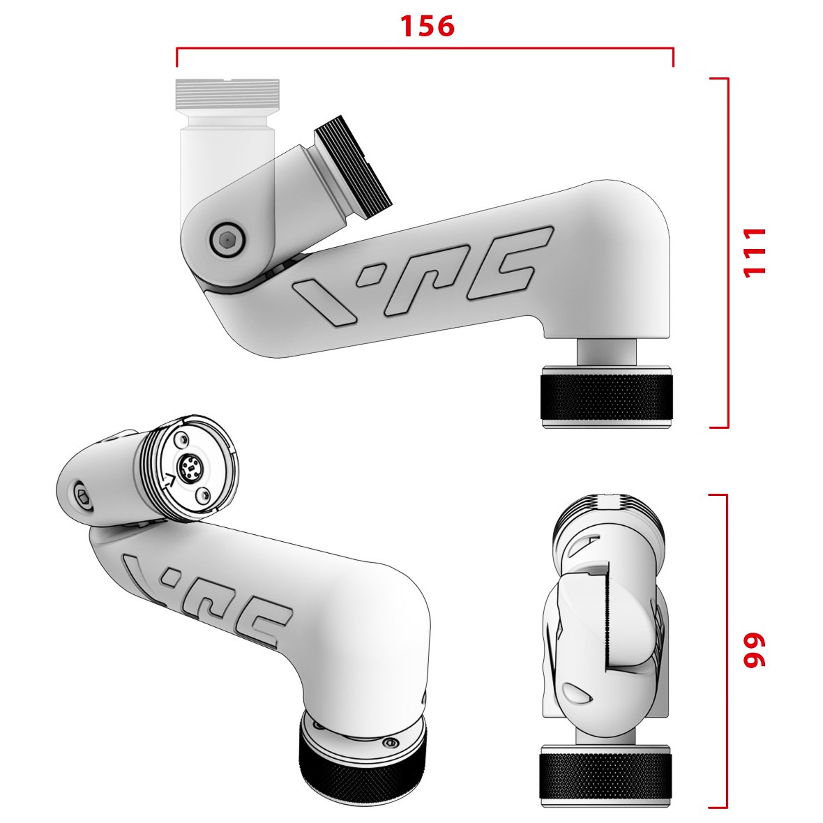 virpil-controls - Extensor de Eixo Z Flightstick VIRPIL Controls