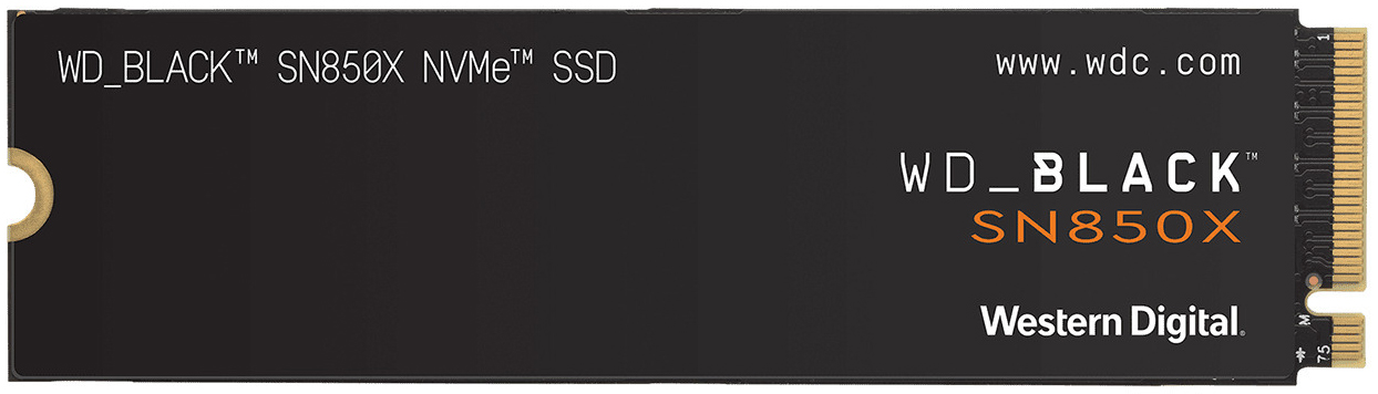 WD - SSD Western Digital Black SN850X 2TB Gen4 M.2 NVMe (7300/6600MB/s)