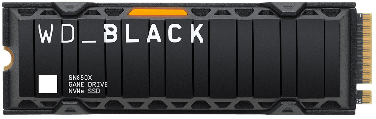 Picture of Picture of SSD Western Digital Black SN850X 2TB Heatsink Gen4 M.2 NVMe (7300/6600MB/s)