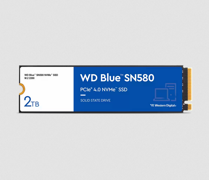 Picture of Picture of SSD Western Digital Blue SN580 2TB M.2 NVMe Gen 4 (4150/4150MB/s)