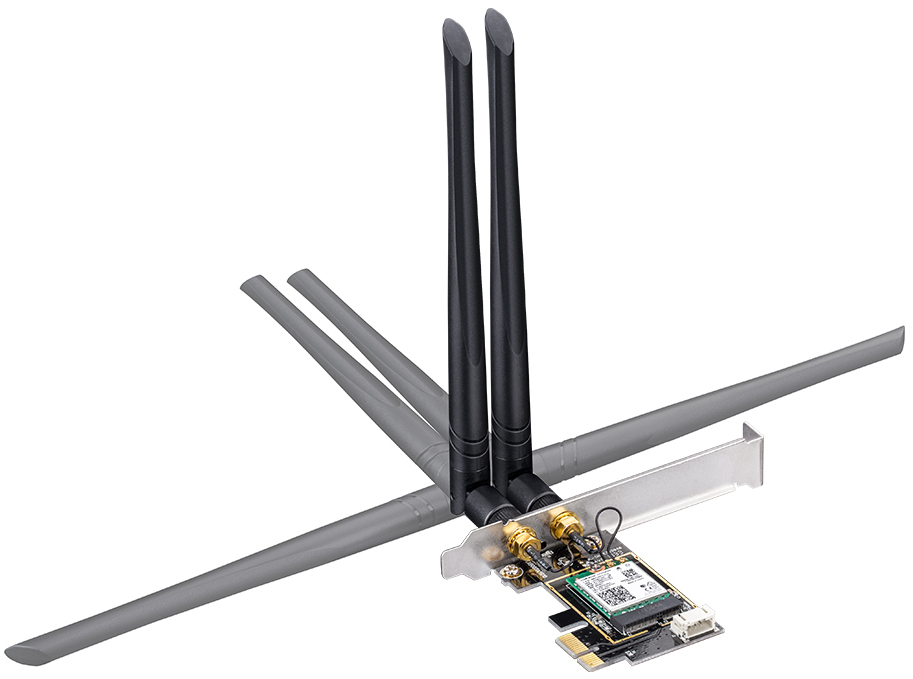 cudy - Placa de Rede Cudy PCI Express WE3000 AX5400 Tri-Band Wi-Fi 6