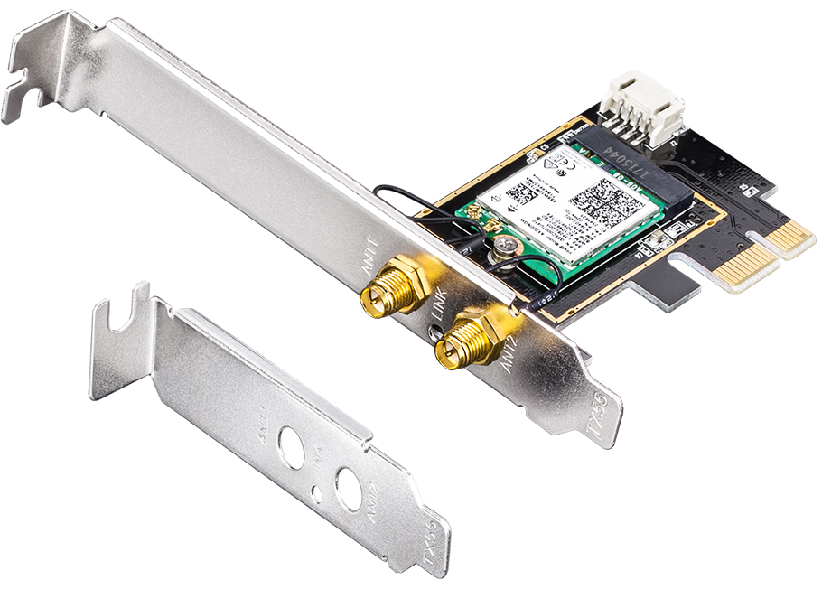 cudy - Placa de Rede Cudy PCI Express WE3000 AX5400 Tri-Band Wi-Fi 6