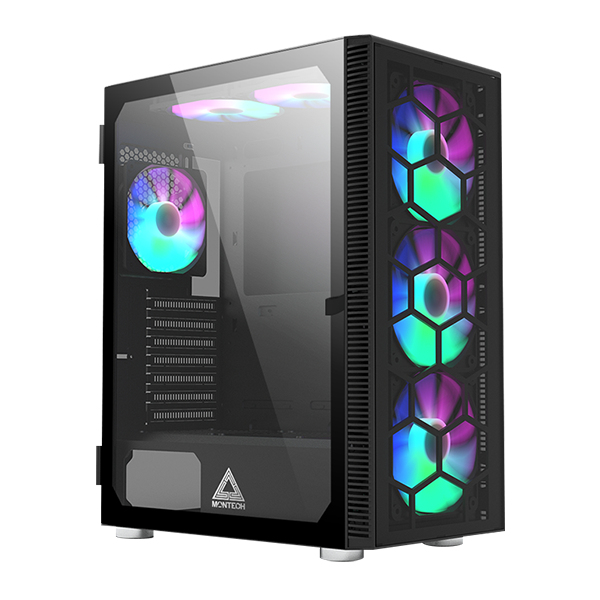 Picture of Picture of Caixa ATX Montech X3 Glass RGB Vidro Temperado Preto