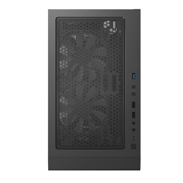 Montech - Caixa ATX Montech X3 Glass RGB Vidro Temperado Preto