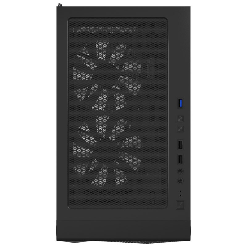 Montech - Caixa ATX Montech X3 Mesh RGB Vidro Temperado Preto