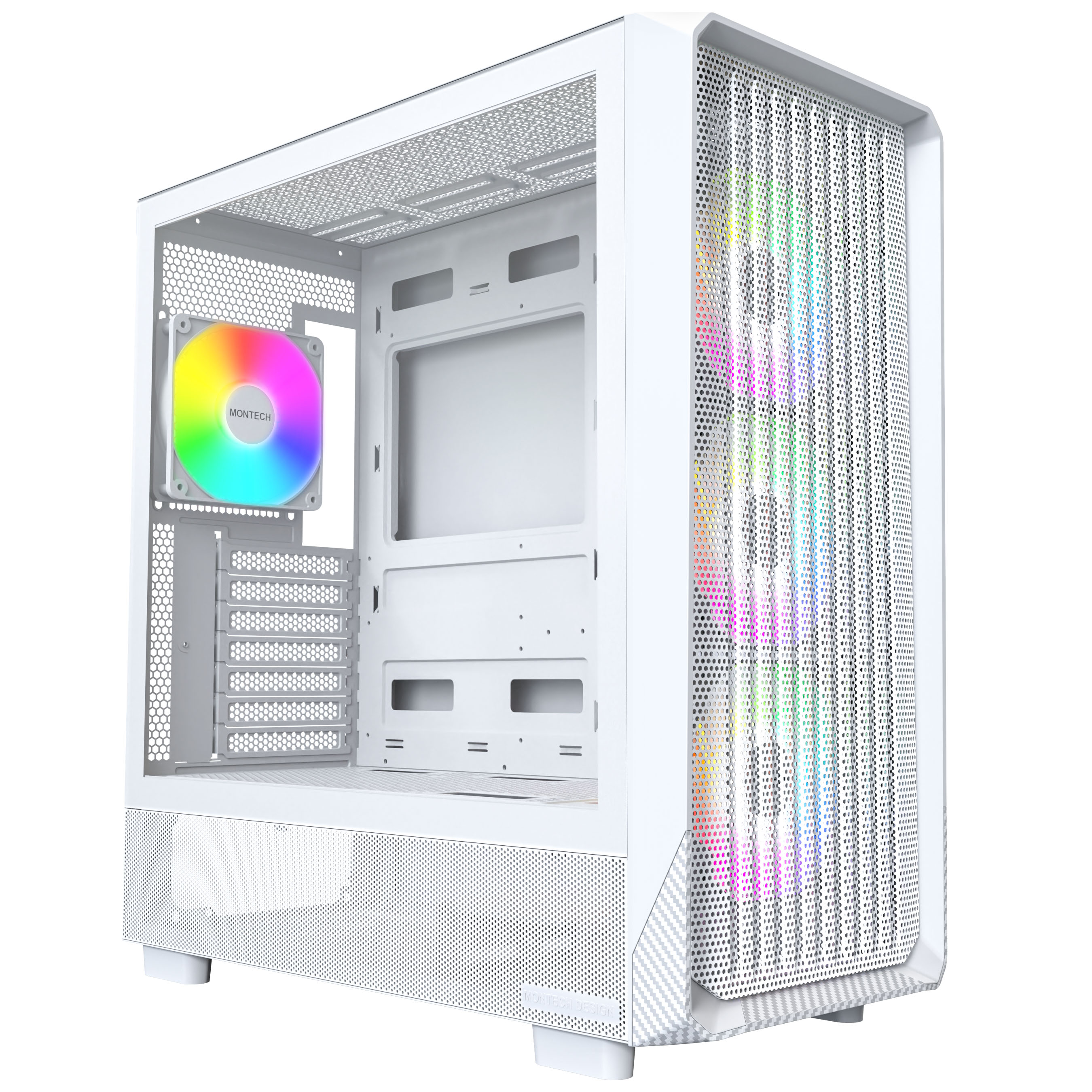 Montech - Caja ATX Montech X5 ARGB Blanco