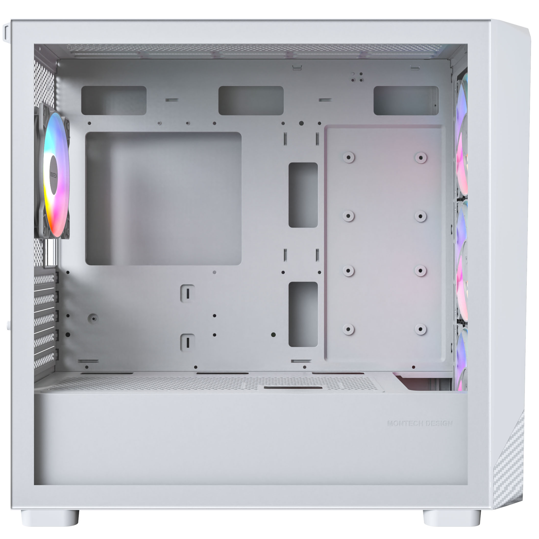 Montech - Caja Micro-ATX Montech X5M ARGB Blanco
