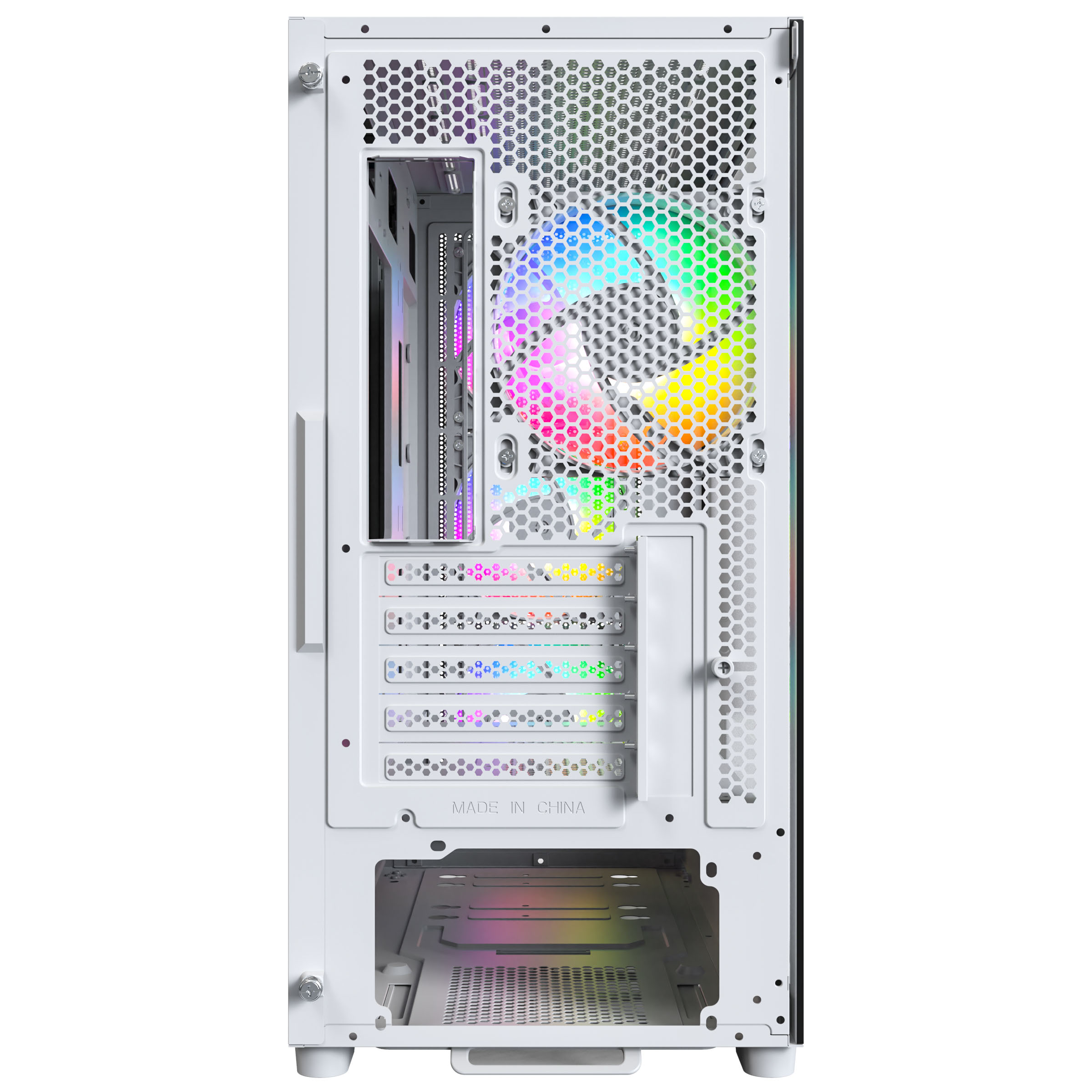 Montech - Caja Micro-ATX Montech X5M ARGB Blanco