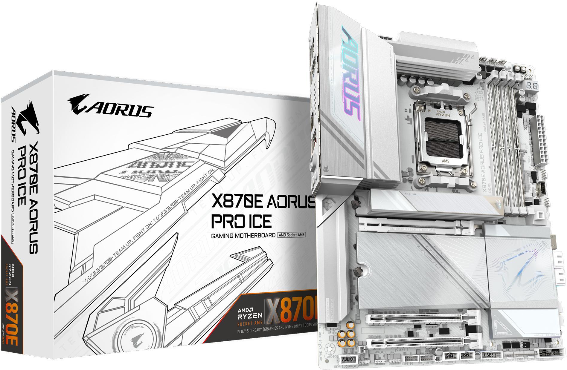 Picture of Picture of Motherboard Gigabyte X870E Aorus Pro ICE WiFi7