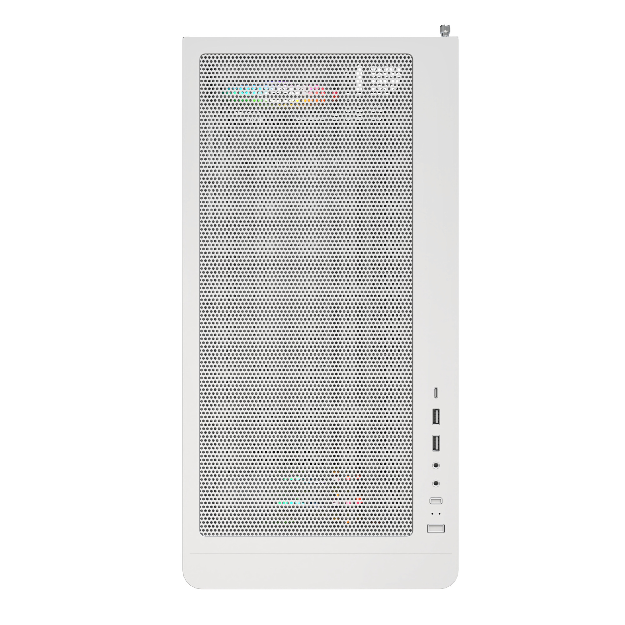 Montech - Caixa ATX Montech XR RGB Vidro Temperado Branco/Madeira