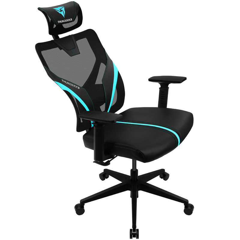 ThunderX3 - Cadeira Gaming Ergonomica ThunderX3 YAMA 1 - Preto/Turquesa