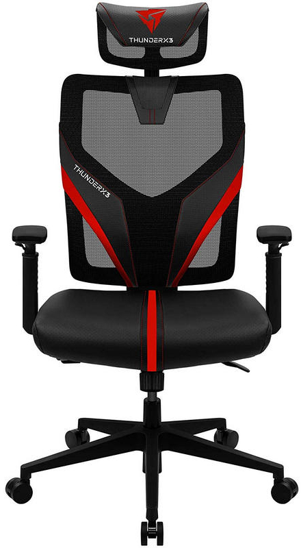 ThunderX3 - Cadeira Gaming Ergonomica ThunderX3 YAMA 1 - Preto / Vermelho