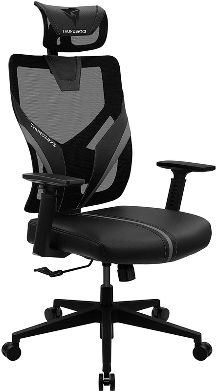 ThunderX3 - Cadeira Gaming Ergonomica ThunderX3 YAMA 1 - Preto / Preto