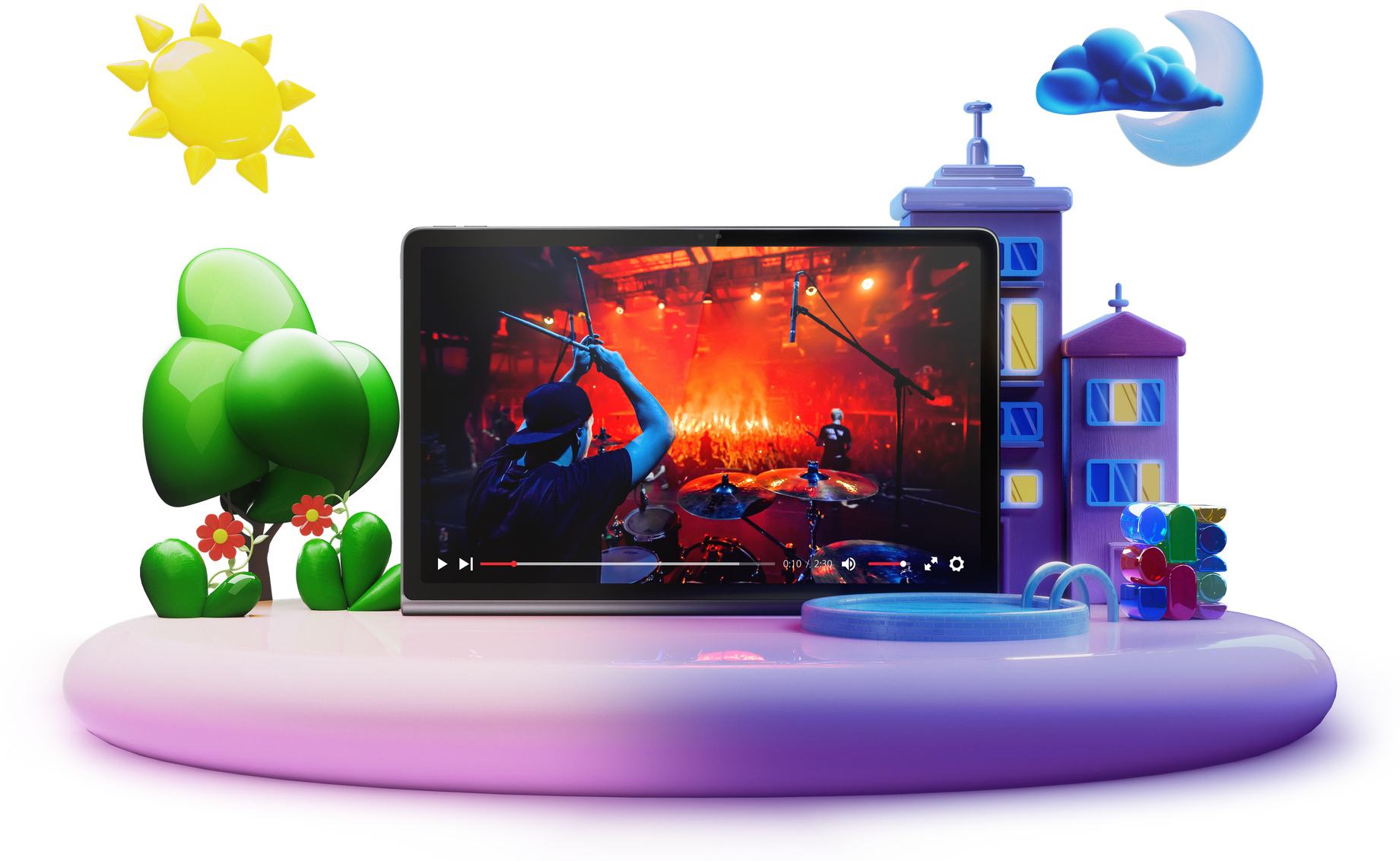 Lenovo - Tablet Lenovo Tab Plus TB351F 11.5" (8 / 256GB) 2K 90Hz WiFi Cinzento